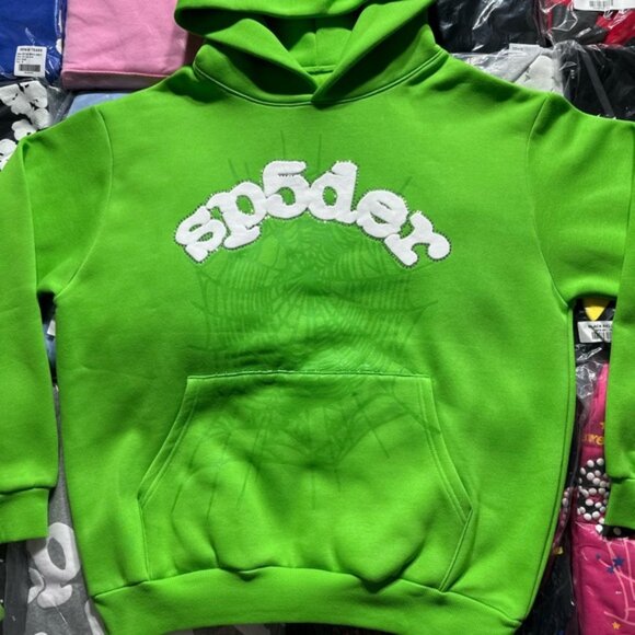 Sp5der Legacy Hoodie ‘Green’ - Picture 2 of 4